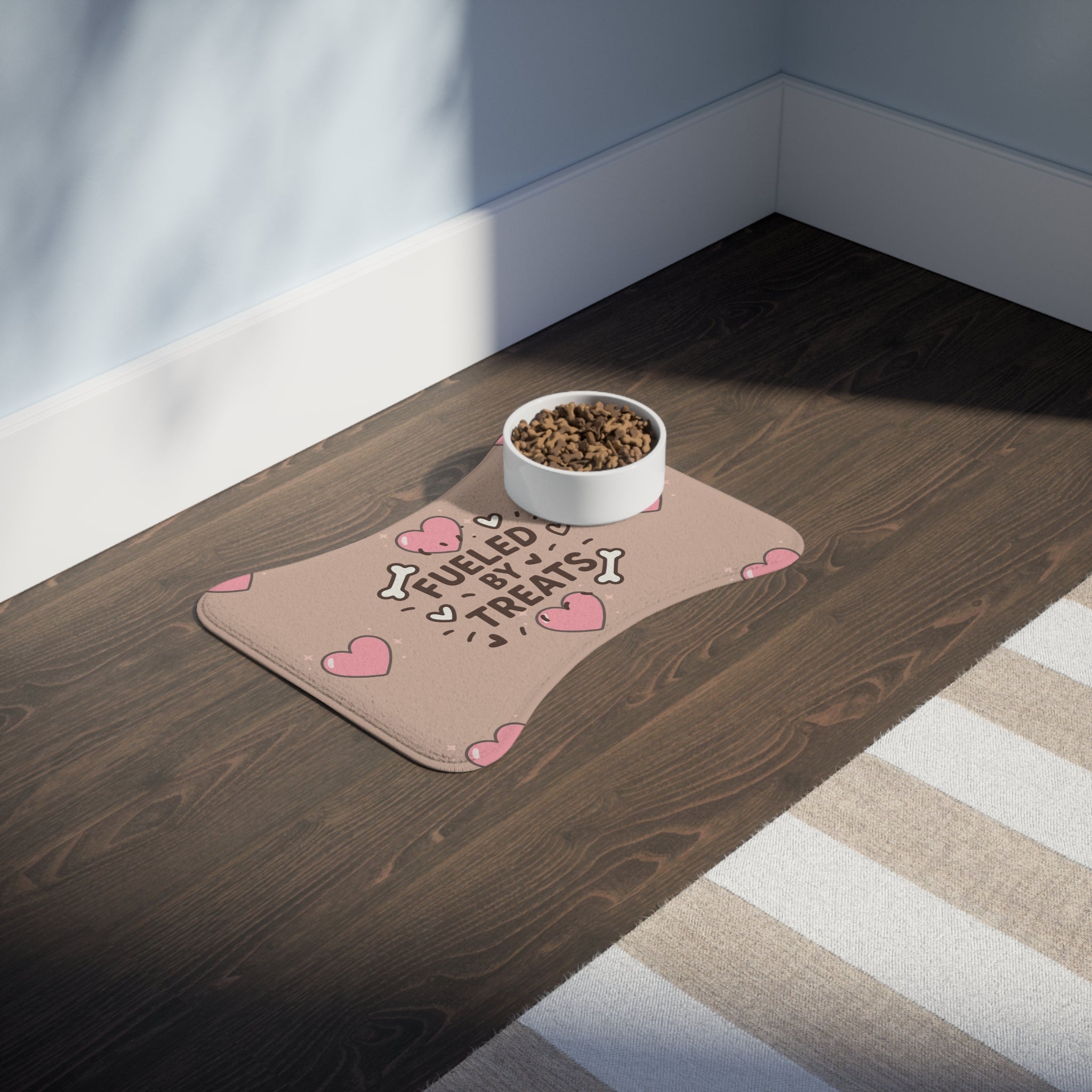 Cute Pet Feeding Mat, Dog Feeding Station, Cat Mat, Kitchen Decor, Pet Lover Gift, Funny Animal Accessories