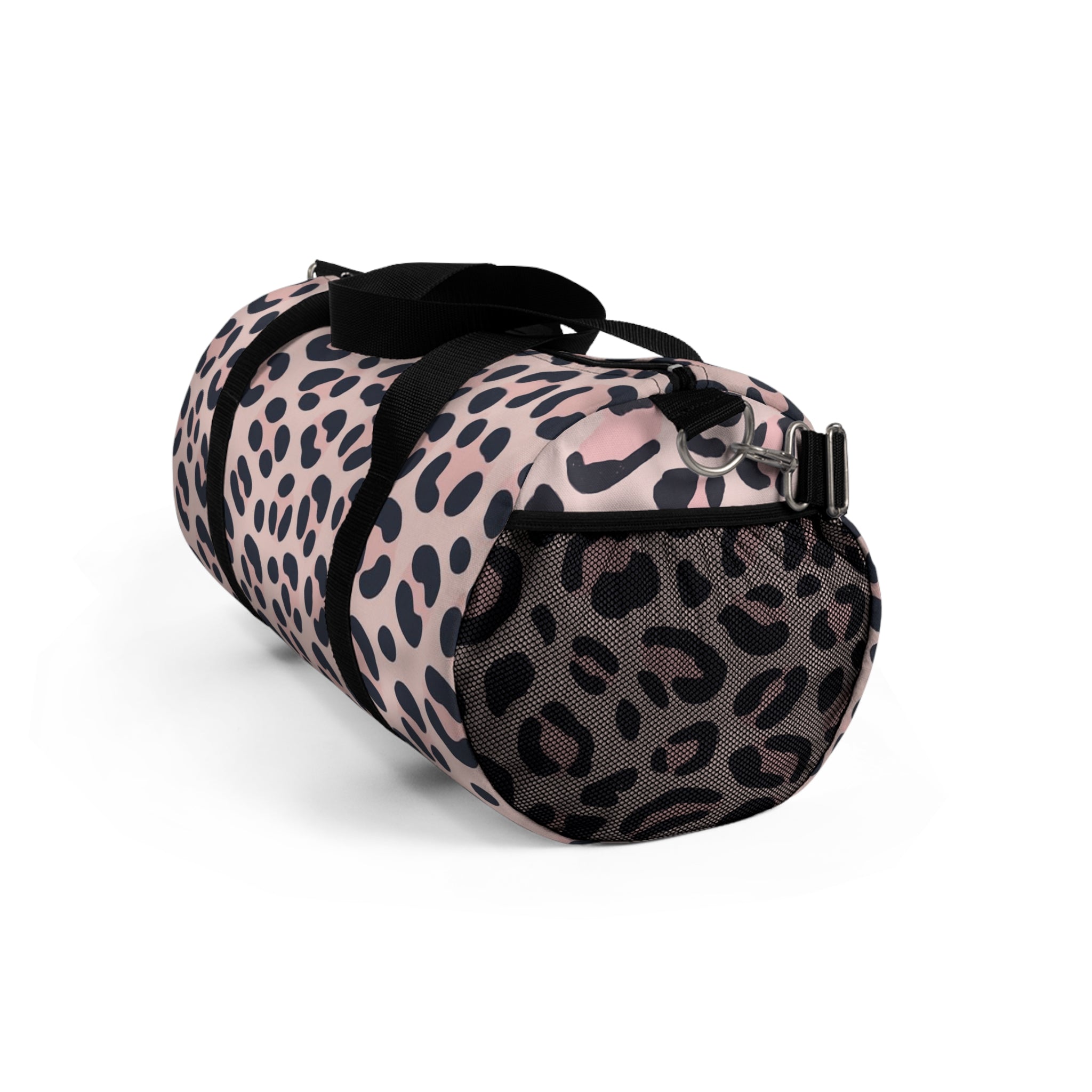 Pink Leopard Print Duffel Bag – Stylish Travel & Gym Weekend Tote