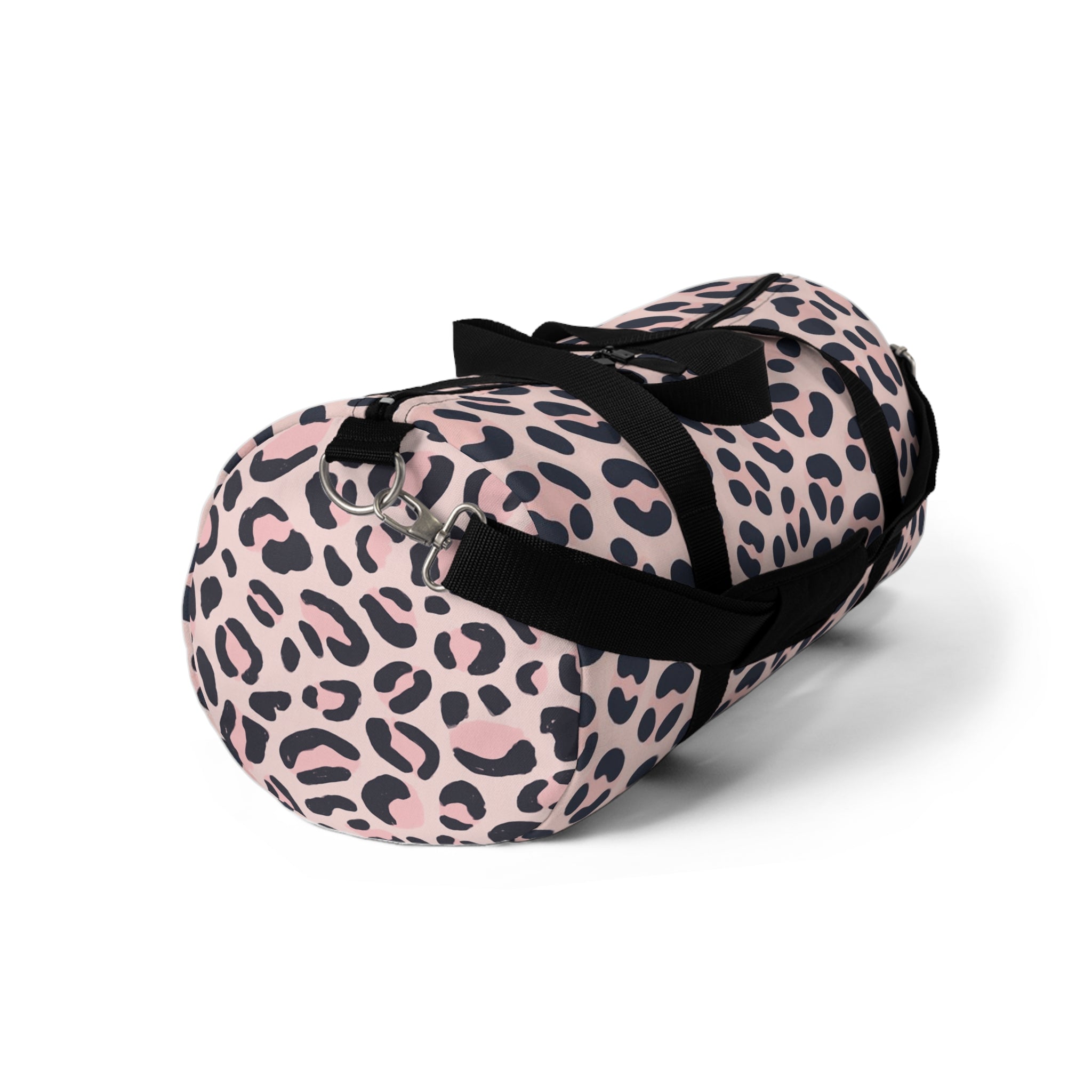 Pink Leopard Print Duffel Bag – Stylish Travel & Gym Weekend Tote