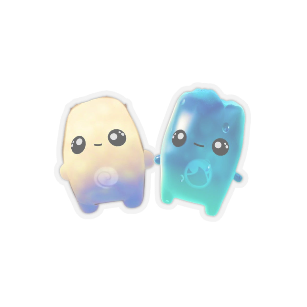 Fortnite Sprites Kiss-Cut Stickers, Laptop Decals, Waterproof Stickers, Pastel Aesthetic Stickers, Gift for Friends, Planner Decor