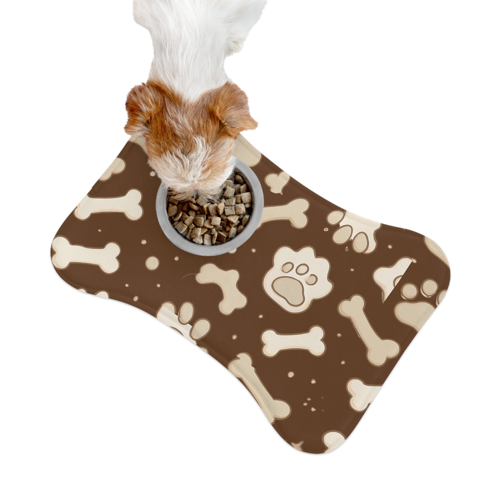 Pet Feeding Mats: Adorable Paw & Bone Design, Perfect for Dog Lovers, Cat Accessories, Pet Care Essentials, Animal Decor, Holiday Gifts
