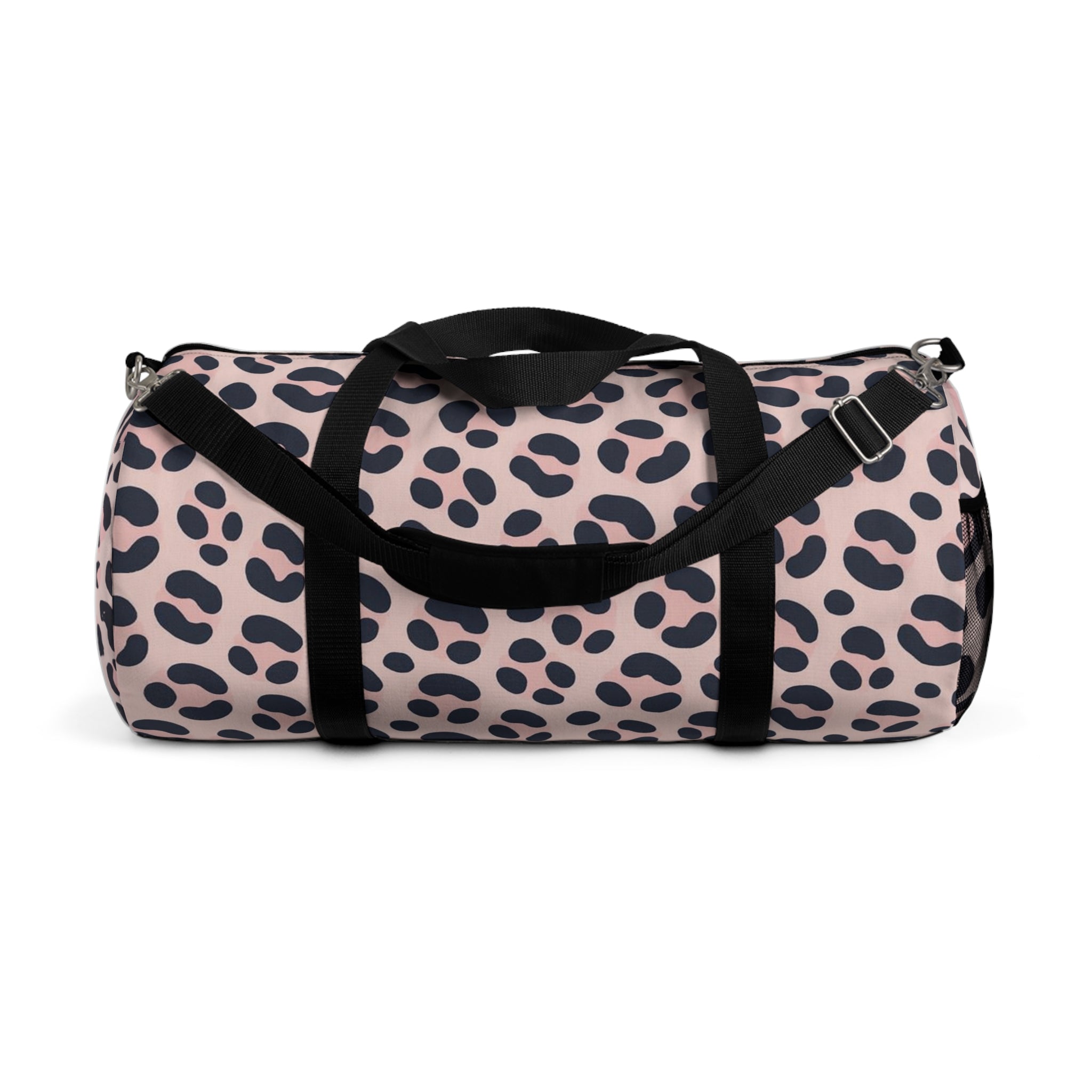Pink Leopard Print Duffel Bag – Stylish Travel & Gym Weekend Tote