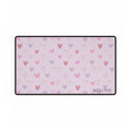 Hearted shape Desk Mats