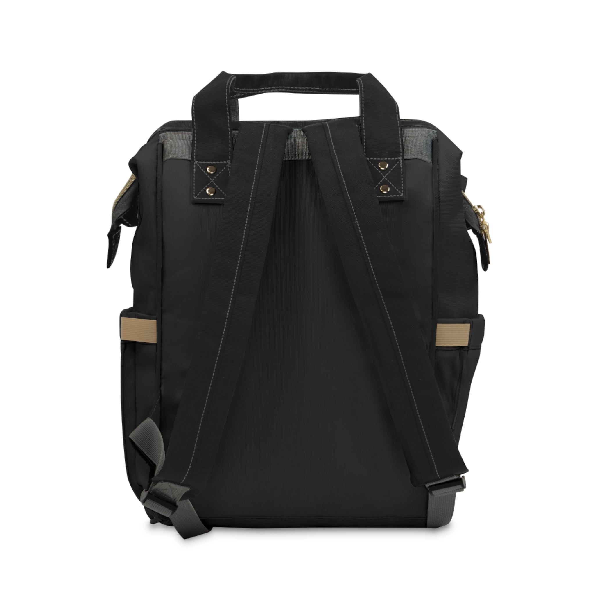 Multifuntional Backpack — Gold Heart Lock Design