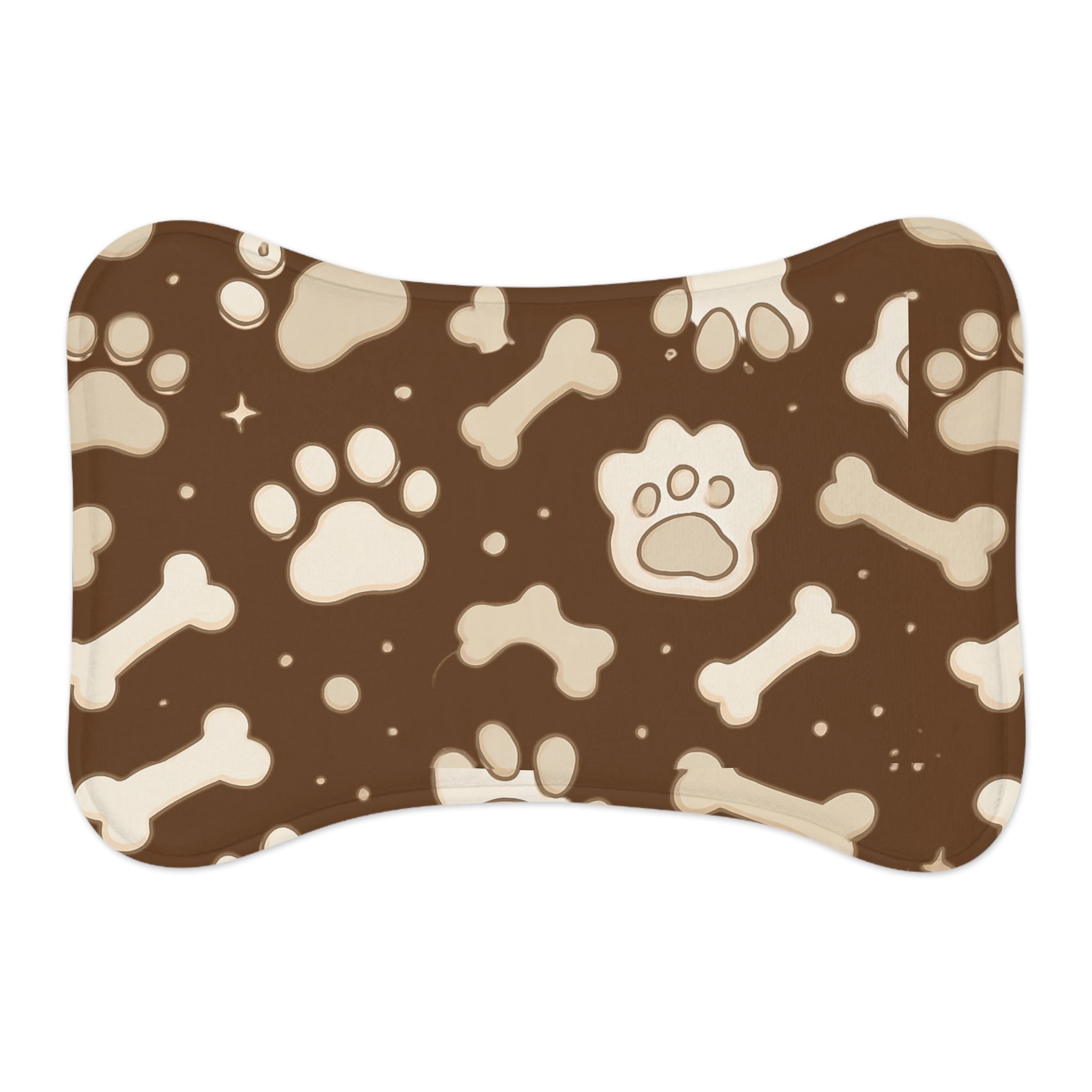 Pet Feeding Mats: Adorable Paw & Bone Design, Perfect for Dog Lovers, Cat Accessories, Pet Care Essentials, Animal Decor, Holiday Gifts