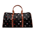 Scattered Heart Pattern Waterproof Travel Bag | Weekend Duffel