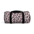 Pink Leopard Print Duffel Bag – Stylish Travel & Gym Weekend Tote